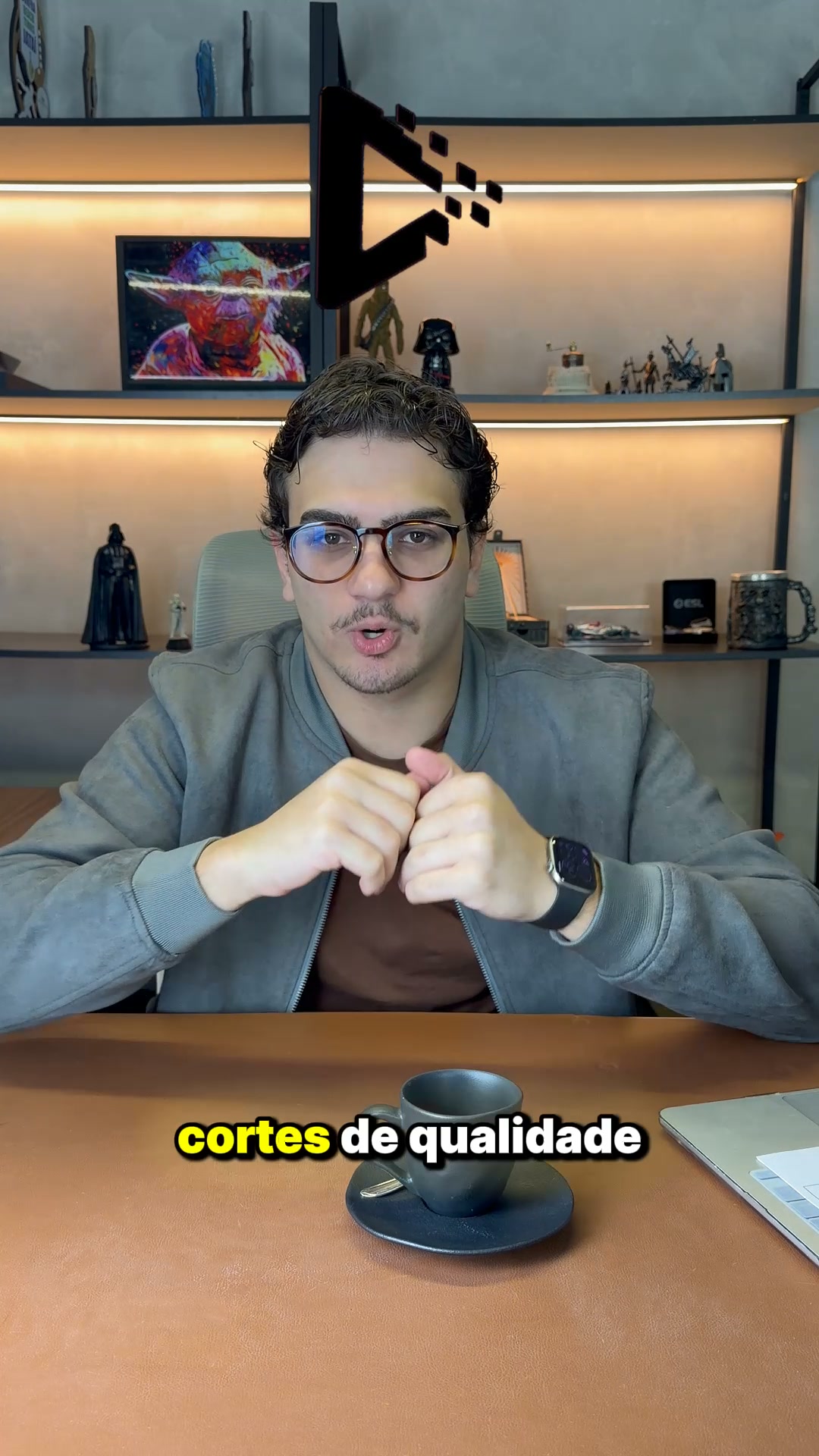 Anúncio em vídeo da Do Silêncio Ao Viral no formato Declaração Ousada e Tela Dividida