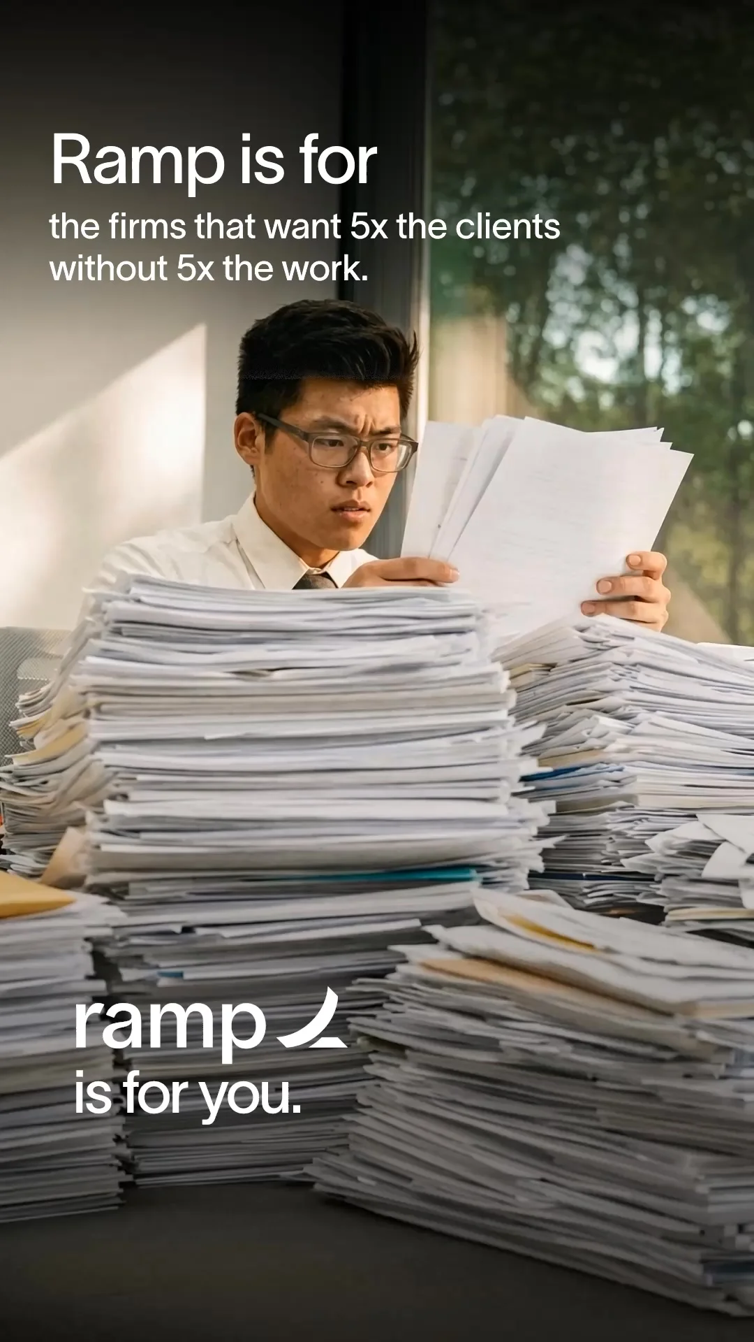 Anúncio em vídeo da Ramp no formato Situacional e Skit