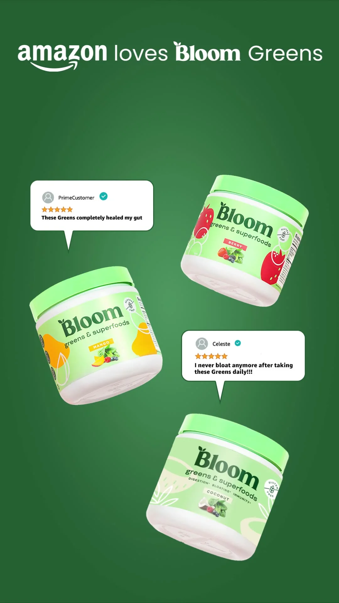 Anúncio em vídeo da Bloom no formato Depoimentos e Reviews e UGC