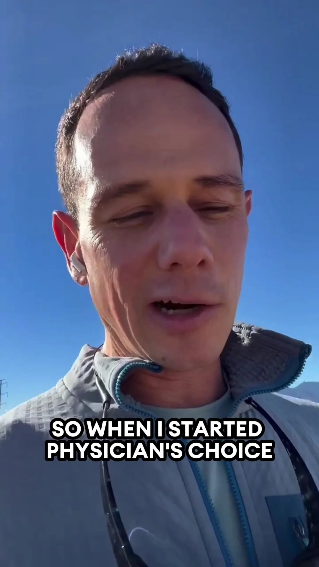 Anúncio em vídeo da Physician's Choice no formato Founder Story