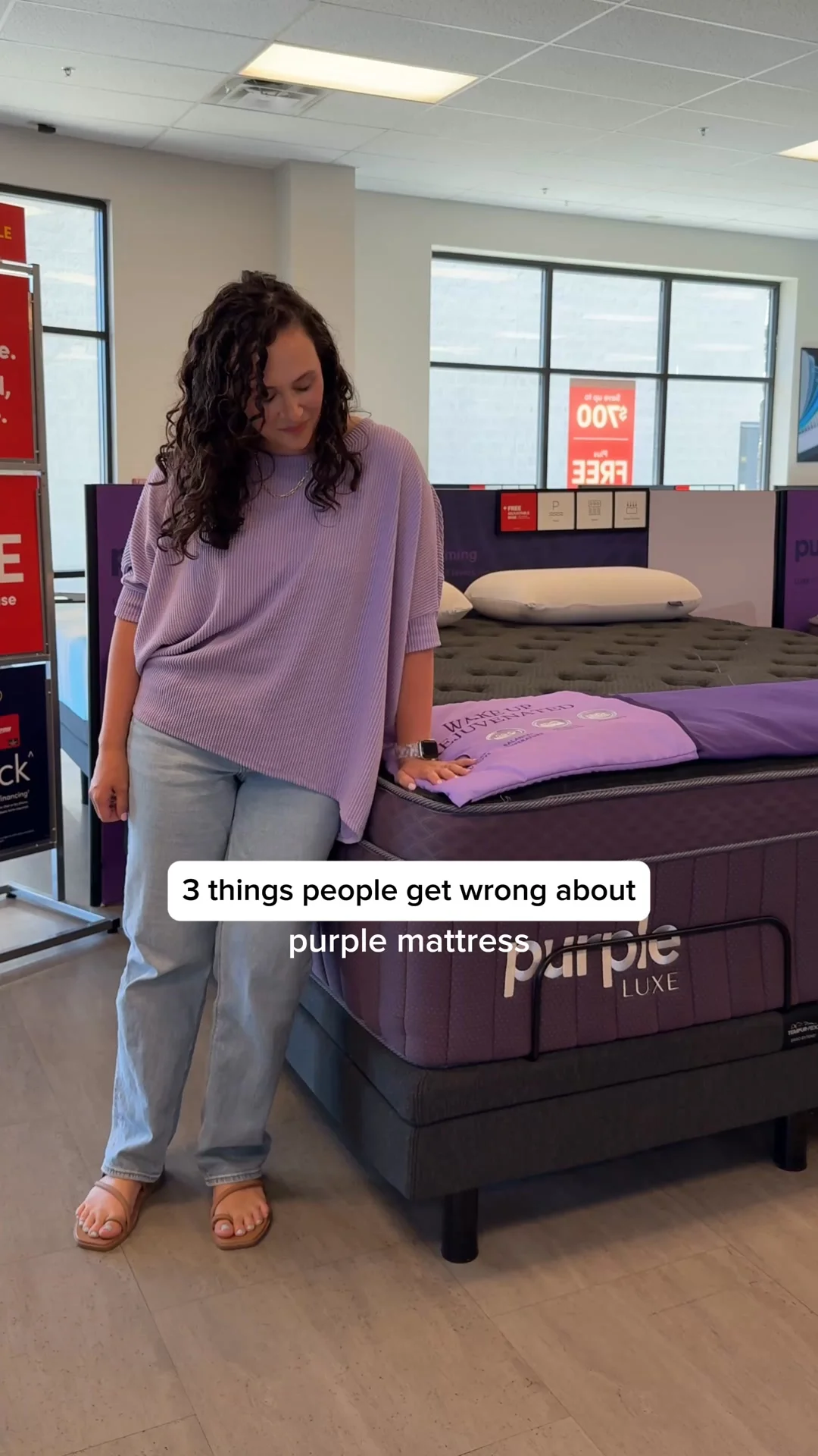 Anúncio de Talking Head da marca Purple - Internacional