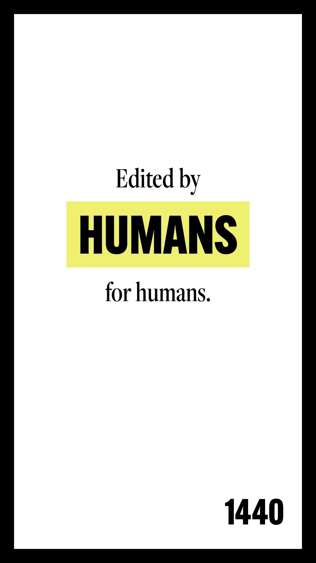 Anúncio da 1440 no formato Text Heavy Ad