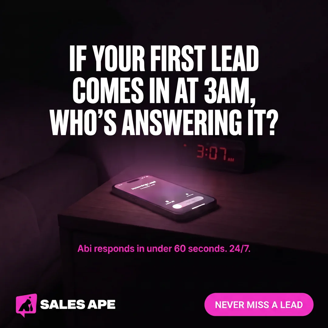 Anúncio da Sales Ape no formato Problema vs Solução e Metáfora Visual