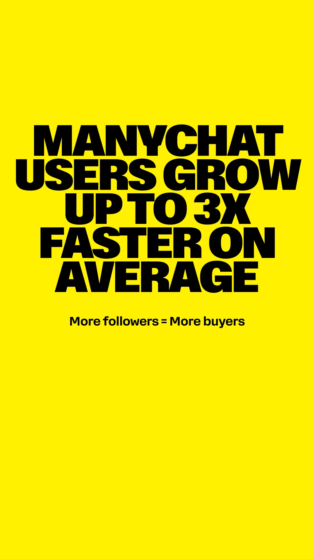 Anúncio da ManyChat no formato Anúncio Estático e Declaração Direta