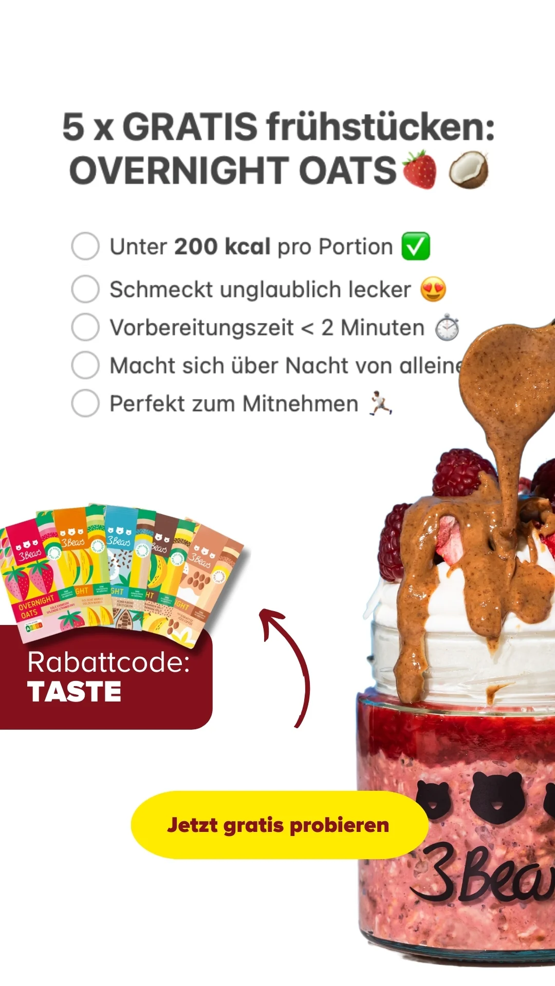 Anúncio da 3Bears no formato Anúncio Estático e Destaque de Produto