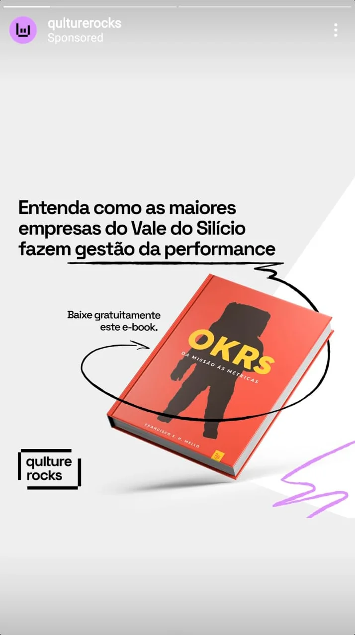 Anúncio da Qulture.Rocks no formato Anúncio Estático e Oferta Direta