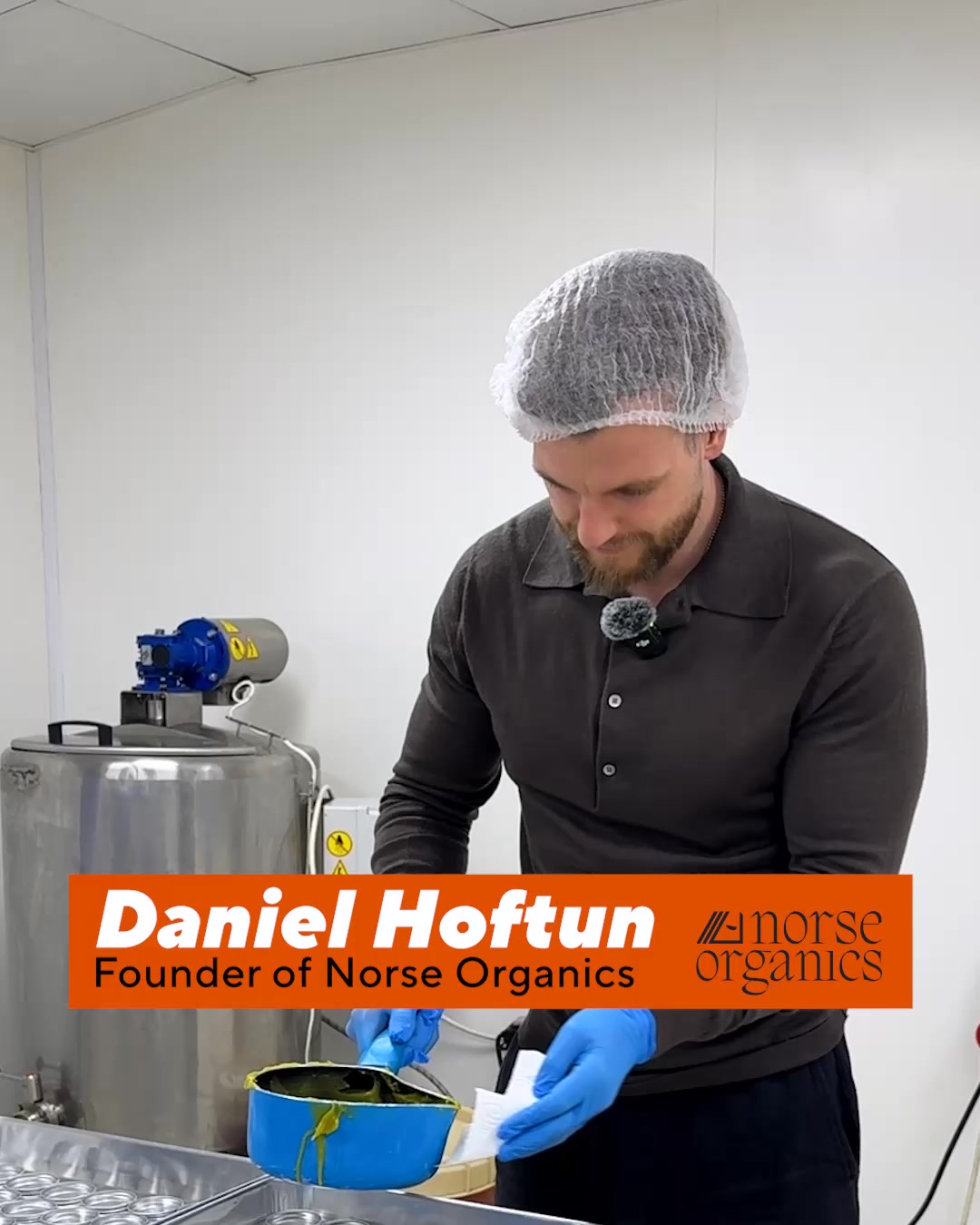 Anúncio em vídeo da Norse Organics no formato Comparativo e Founder Story
