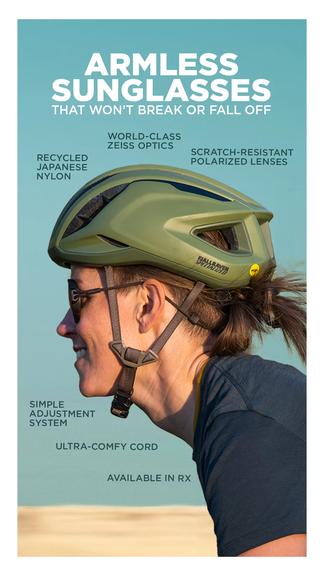 Anúncio da Armless Sunglasses no formato Anúncio Estático e Benefícios