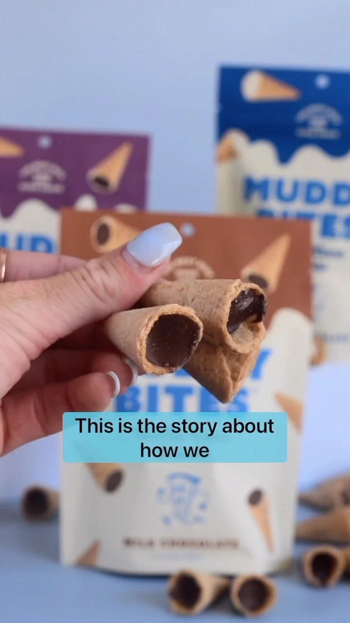 Anúncio em vídeo da Muddy Bites no formato B-Roll e Founder Story