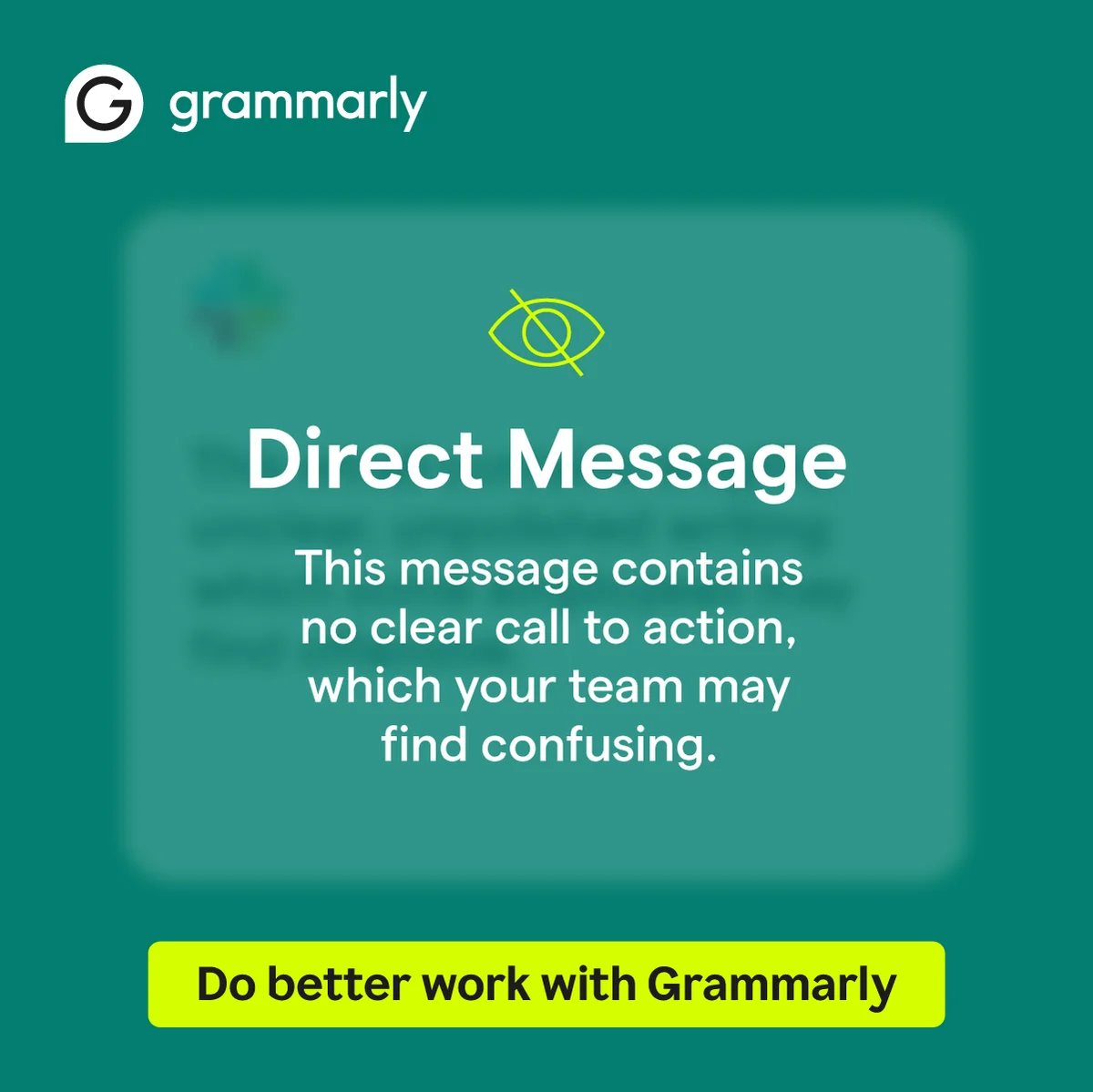 Anúncio da Grammarly no formato Demonstração de Produto