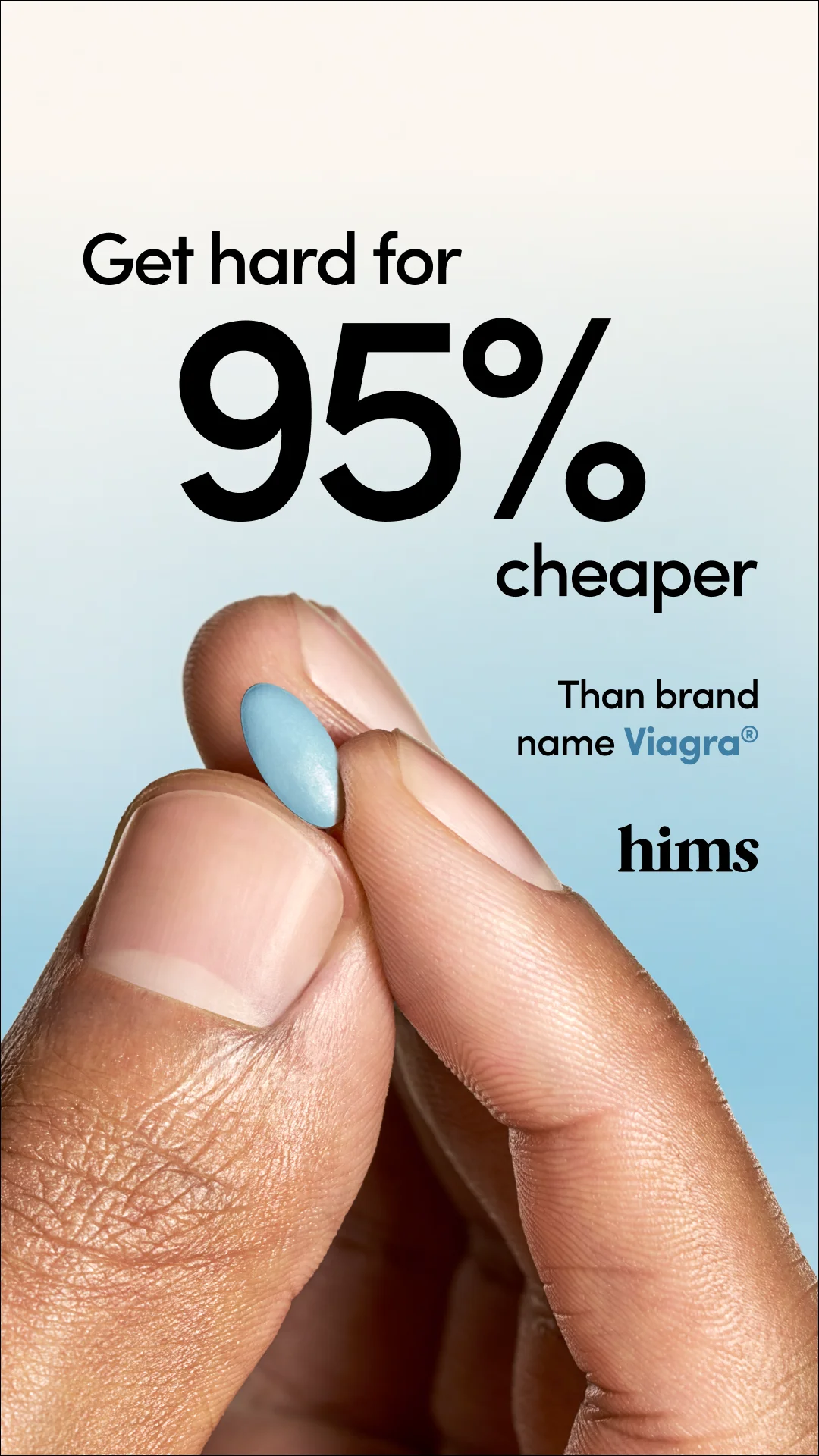 Anúncio da hims no formato Quebra de Custos