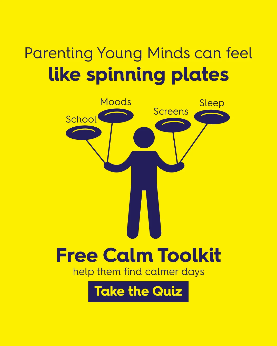Anúncio da Parenting Young Minds no formato Anúncio Estático e Metáfora Visual