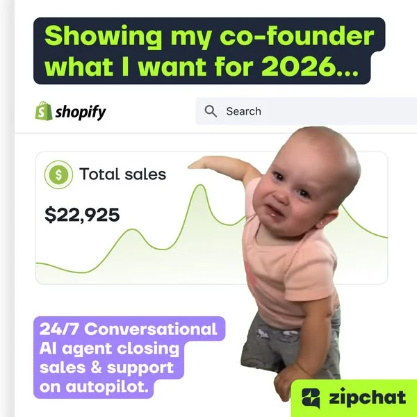 Anúncio da zipchat no formato Anúncio Estático e Meme