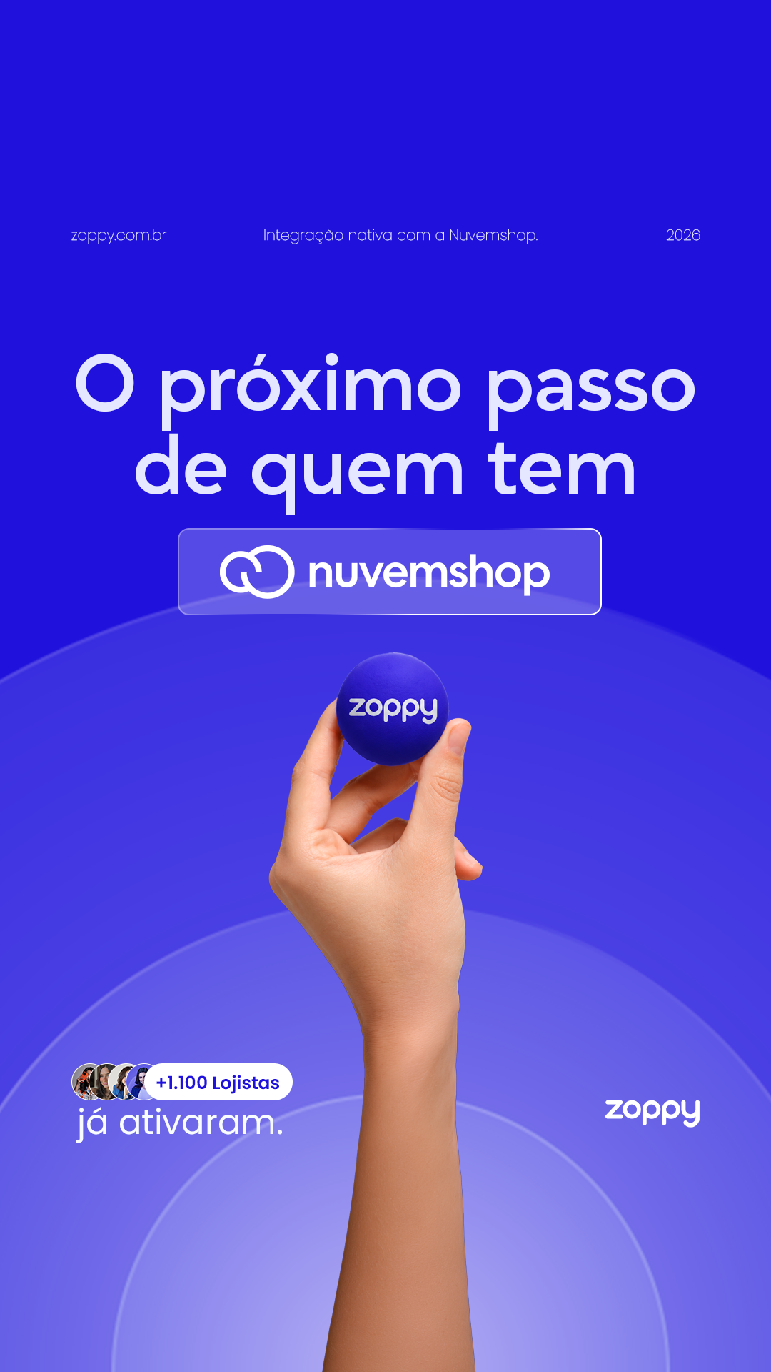 Anúncio da Zoppy no formato Anúncio Estático e Metáfora Visual