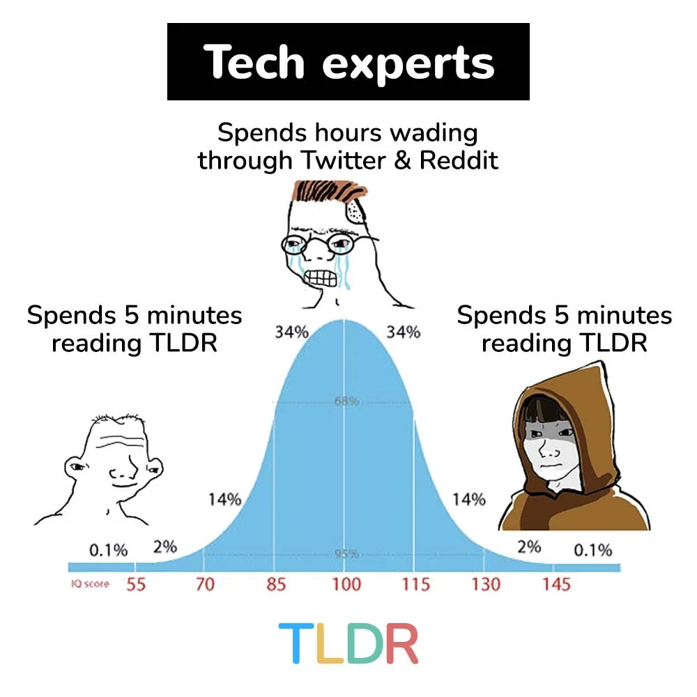 Anúncio da TLDR no formato Metáfora Visual