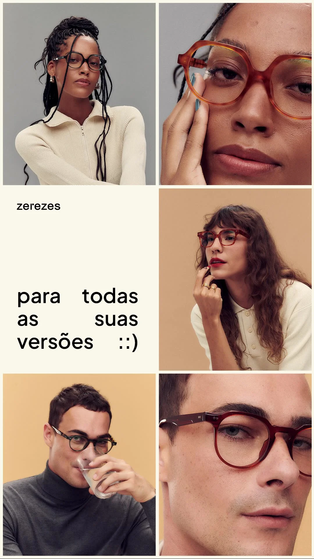Anúncio em vídeo da zerezes no formato B-Roll e Stories Natural