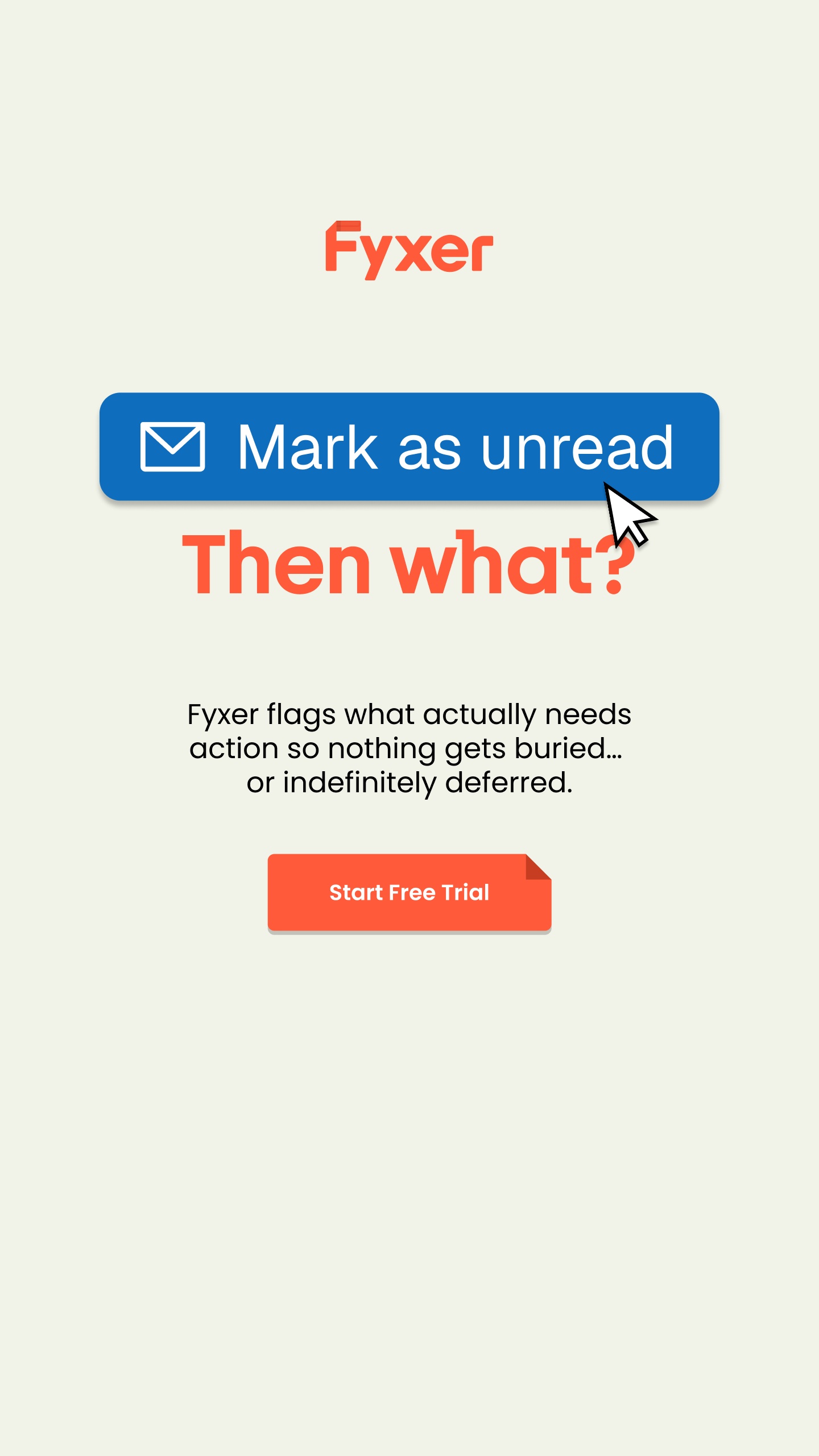 Anúncio da Fyxer no formato Anúncio Estático e Texto sobre Imagem