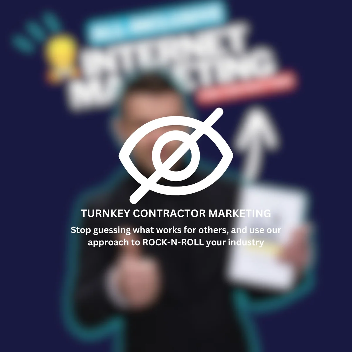 Anúncio da Turnkey Contractor Marketing no formato Anúncio Estático e Texto sobre Imagem