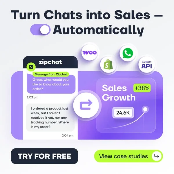 Anúncio da zipchat no formato Anúncio Estático e Benefícios