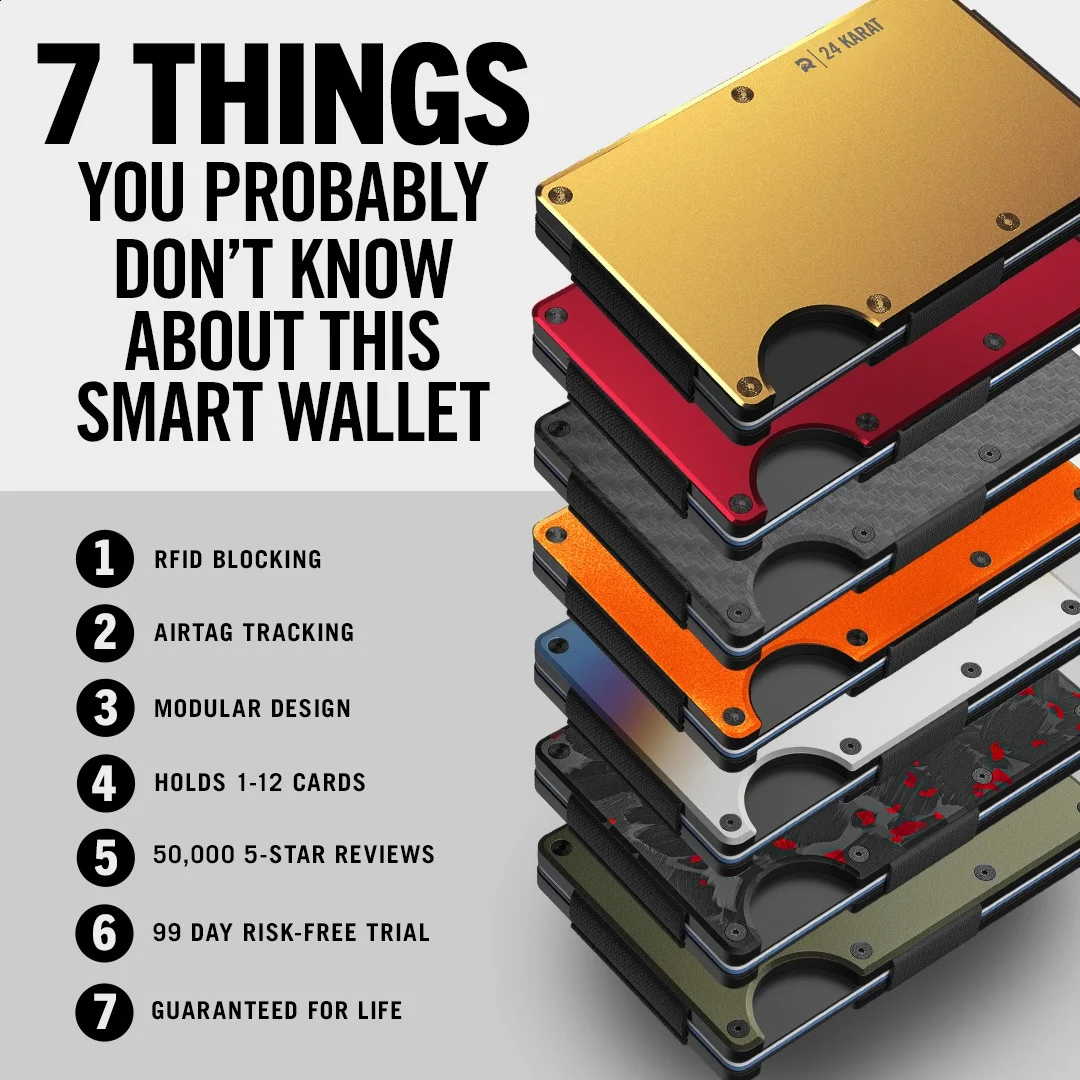 Anúncio da Ridge Wallet no formato Metáfora Visual