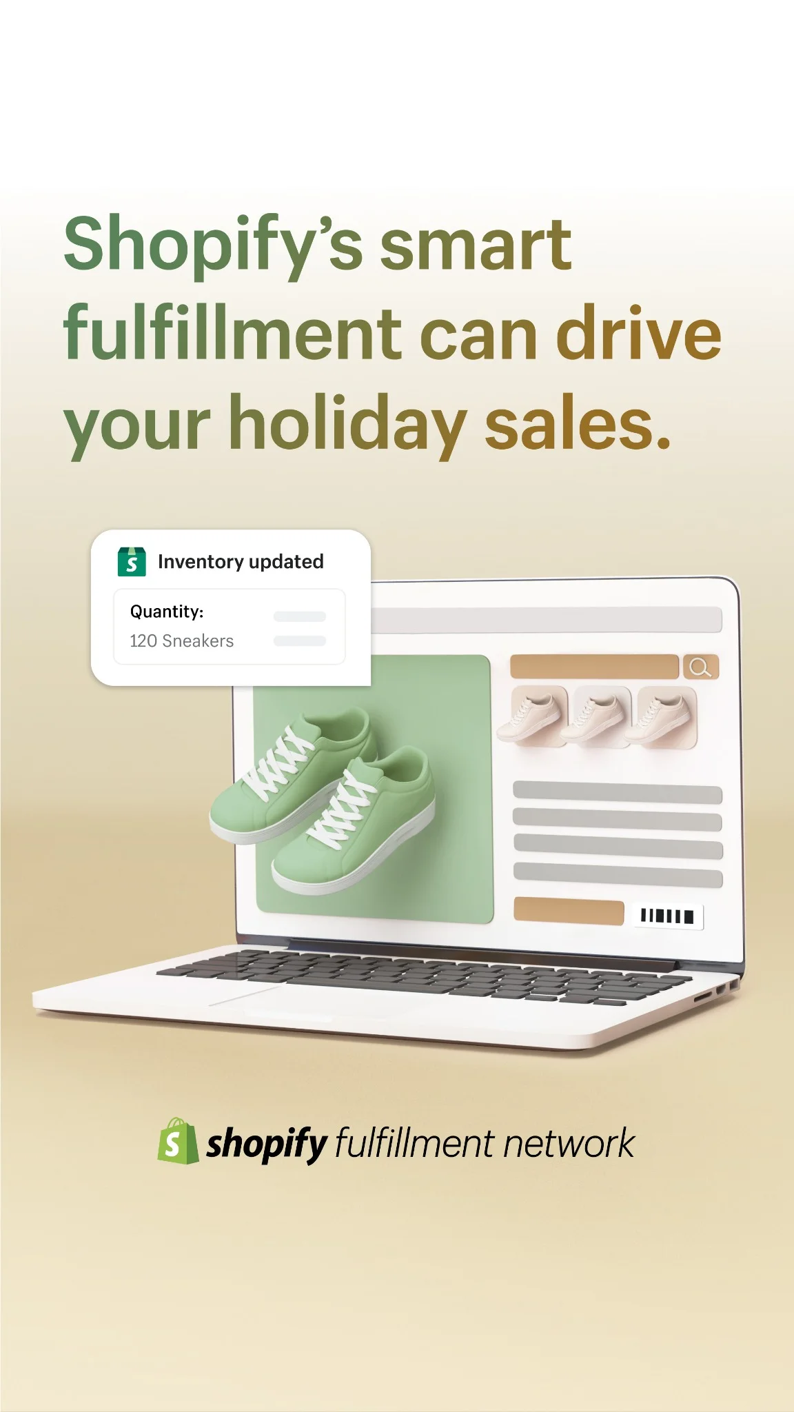 Anúncio da Shopify no formato Metáfora Visual