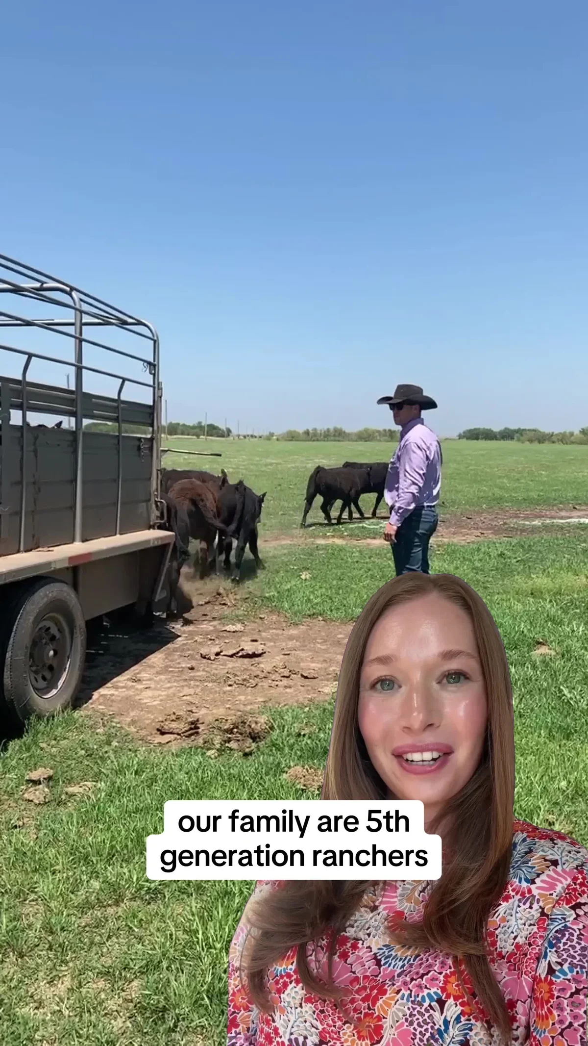 Anúncio da Negócio de Pecuária/Rancho Familiar no formato Founder Story