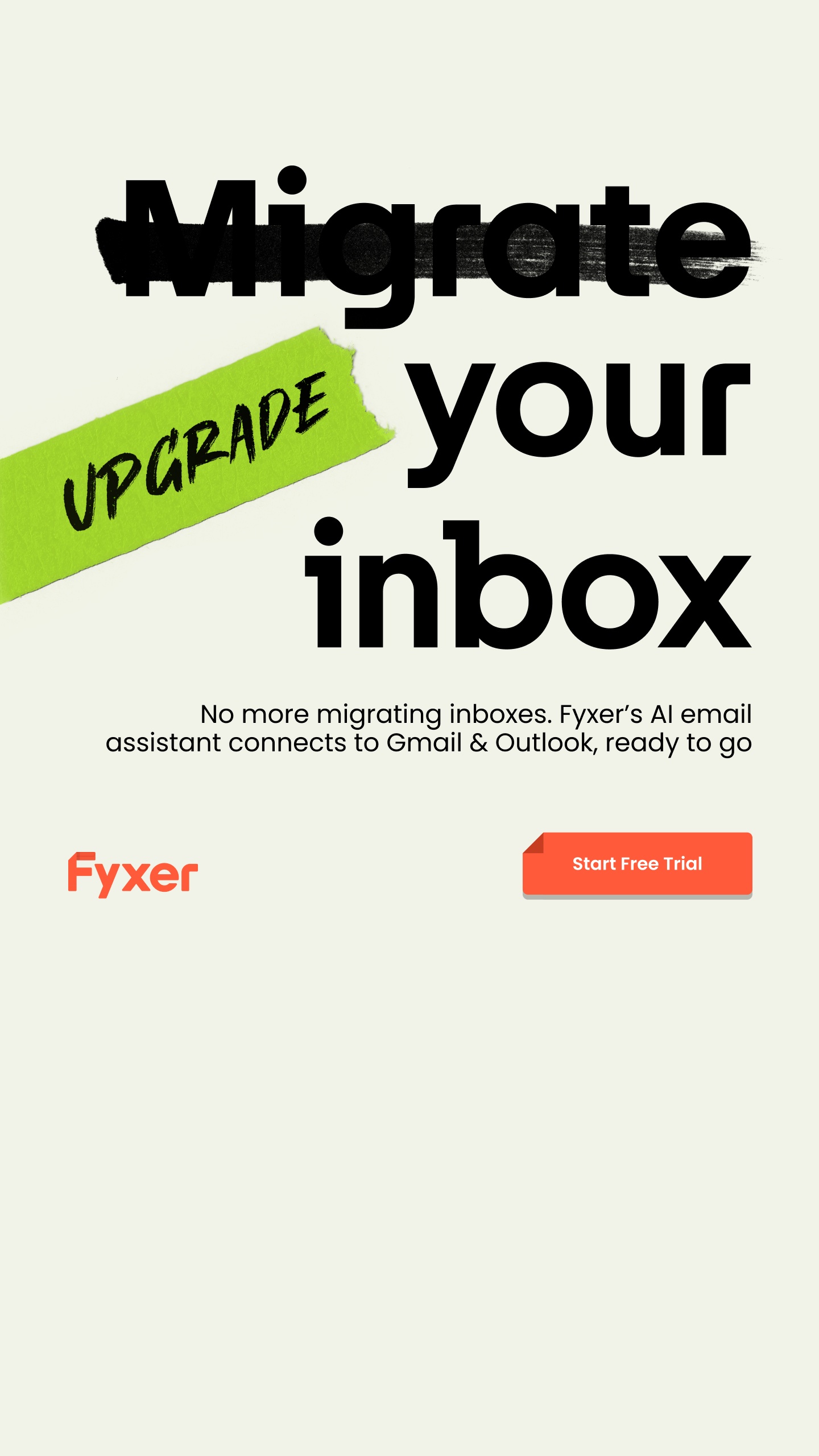 Anúncio da Fyxer no formato Anúncio Estático e Oferta Direta