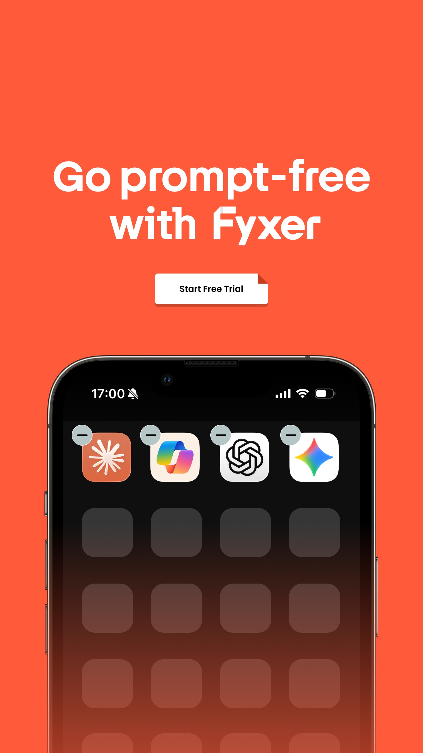 Anúncio da Fyxer no formato Anúncio Estático e Mockup / Simulação