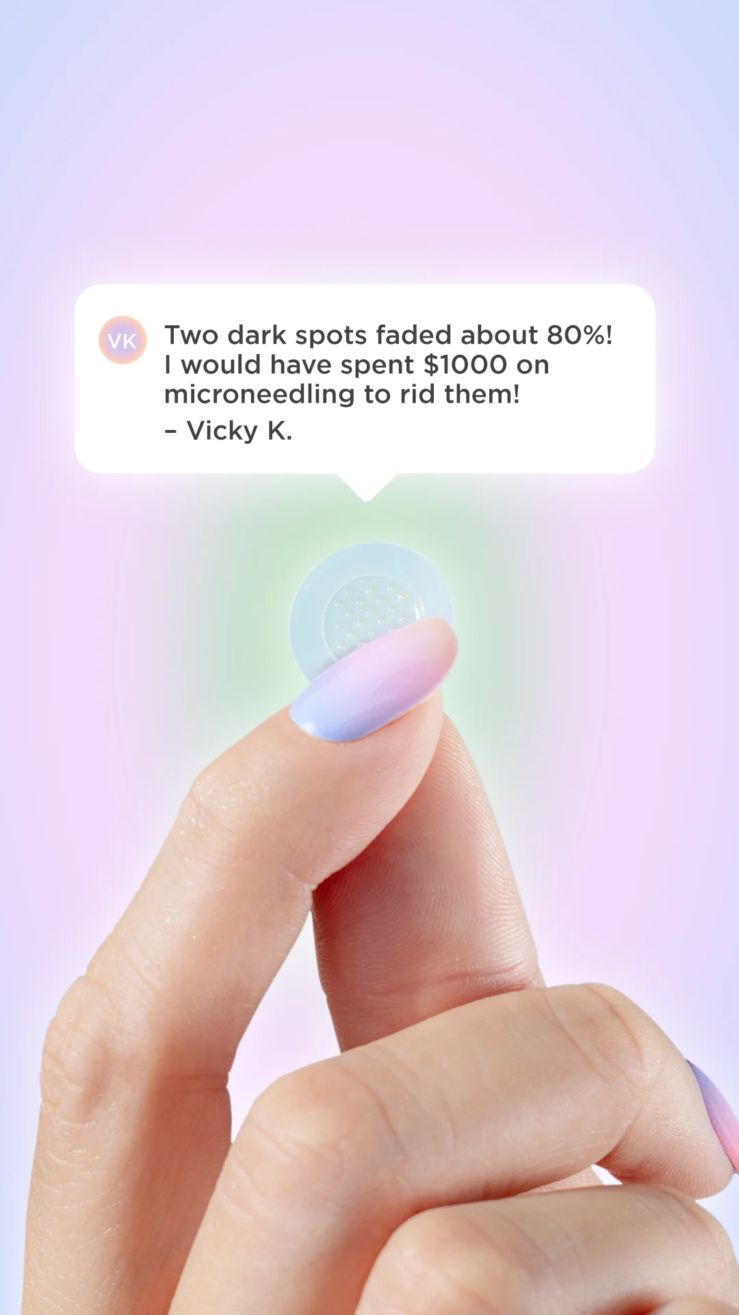 Anúncio da Não identificada no formato Depoimentos e Reviews e Mockup do Produto
