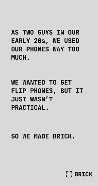 Anúncio da Brick no formato Anúncio Estático e Texto Direto